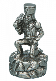 Bergmann kniend klein